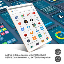 Carica l'immagine nel visualizzatore di Gallery, Tablet 10 Pollici 4G LTE Wi-Fi 4-core 3GB RAM e 32GB di Memoria Dual D'oro