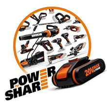 Carica l'immagine nel visualizzatore di Gallery, Worx WA3601 Kit 1 Carica Batteria Rapido + 1 Power Share 20V/2.0Ah...