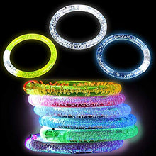 Carica l&#39;immagine nel visualizzatore di Gallery, iwobi 12 pezzi Braccialetti Luminosi,6 Colori Fluorescenti... - Ilgrandebazar