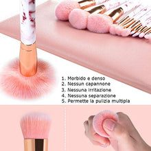 Carica l&#39;immagine nel visualizzatore di Gallery, Pennelli Make Up Start Makers Professional 12Pcs Set di pennelli per trucco...