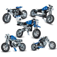 Carica l&#39;immagine nel visualizzatore di Gallery, MECCANO- Set 5 Modelli Motocicletta, Pezzi in Metallo, 174, 6036044 - Ilgrandebazar