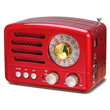 Carica l&#39;immagine nel visualizzatore di Gallery, PRUNUS Radio a transistor ricaricabile Bluetooth in stile Classico Retro...