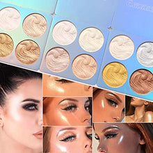 Carica l&#39;immagine nel visualizzatore di Gallery, Shimmer Highlighter Powder Palette,Tavolozza illuminante L&#39;evidenziatore A2 - Ilgrandebazar