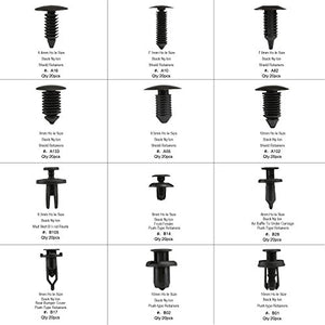 LIHAO 240 Rivetti in Plastica PE Auto Kit di Clip Fissaggio e Pinza... - Ilgrandebazar