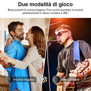 Cassa Bluetooth 30W Altoparlante Portatile 5.0 con Bassi S1-Nero