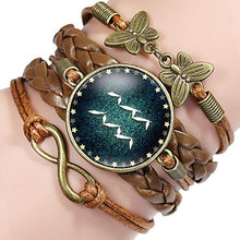 Carica l&#39;immagine nel visualizzatore di Gallery, Caimeytie Marrone Braccialetto Intrecciato Regolabile 12 Acquario - Ilgrandebazar