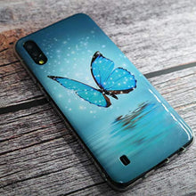 Carica l&#39;immagine nel visualizzatore di Gallery, YiKaDa - Cover per Samsung Galaxy A10 + A10, Glitter Farfalle - Ilgrandebazar