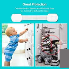 Carica l&#39;immagine nel visualizzatore di Gallery, 10 Pezzi Bambini Chiusure di Sicurezza, Yosemy Cinghia Regolabile...