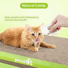 Carica l&#39;immagine nel visualizzatore di Gallery, Pecute Tiragraffi per Gatti Cartone (2 Pack),Graffiatoio per Gatti, Gatto graffiatoio di ricambio, Gattino Tiragraffi Gatto Piccolo Medio Lettino per Gatti con Erba Gatta Inclusa