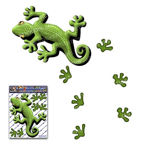 Adesivi piccoli animali geco verde confezione per auto camion bicicletta -... - Ilgrandebazar