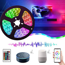 Carica l&#39;immagine nel visualizzatore di Gallery, Striscia LED WIFI Alexa 5M con Telecomando, REETWO Strisce Musicale, 5m
