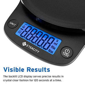 Bilancia Cucina Digitale di Precisione 0,1g/ 0,01oz, Etekcity da...