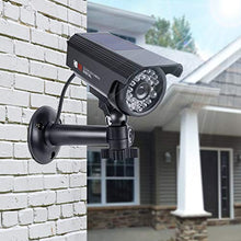 Carica l&#39;immagine nel visualizzatore di Gallery, Videocamera fittizia alimentata a energia solare con simulazione di...