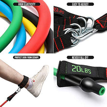 Carica l&#39;immagine nel visualizzatore di Gallery, FitBeast Bande Elastici Fitness, Fasce per Allenamento Elastico Fitness Fino...