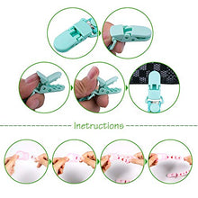 Carica l&#39;immagine nel visualizzatore di Gallery, Clip per Ciuccio e Silicone Pulsante Anello, Gnews 5 pc Catena...