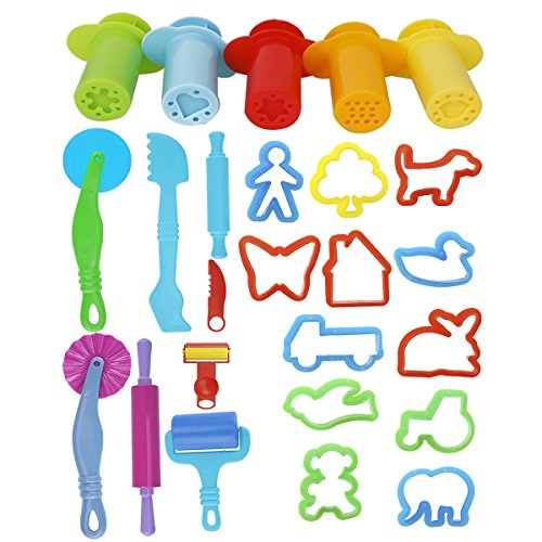 ULTNICE Gioca gli attrezzi intelligenti della pasta di 20pcs dei kit Doh... - Ilgrandebazar