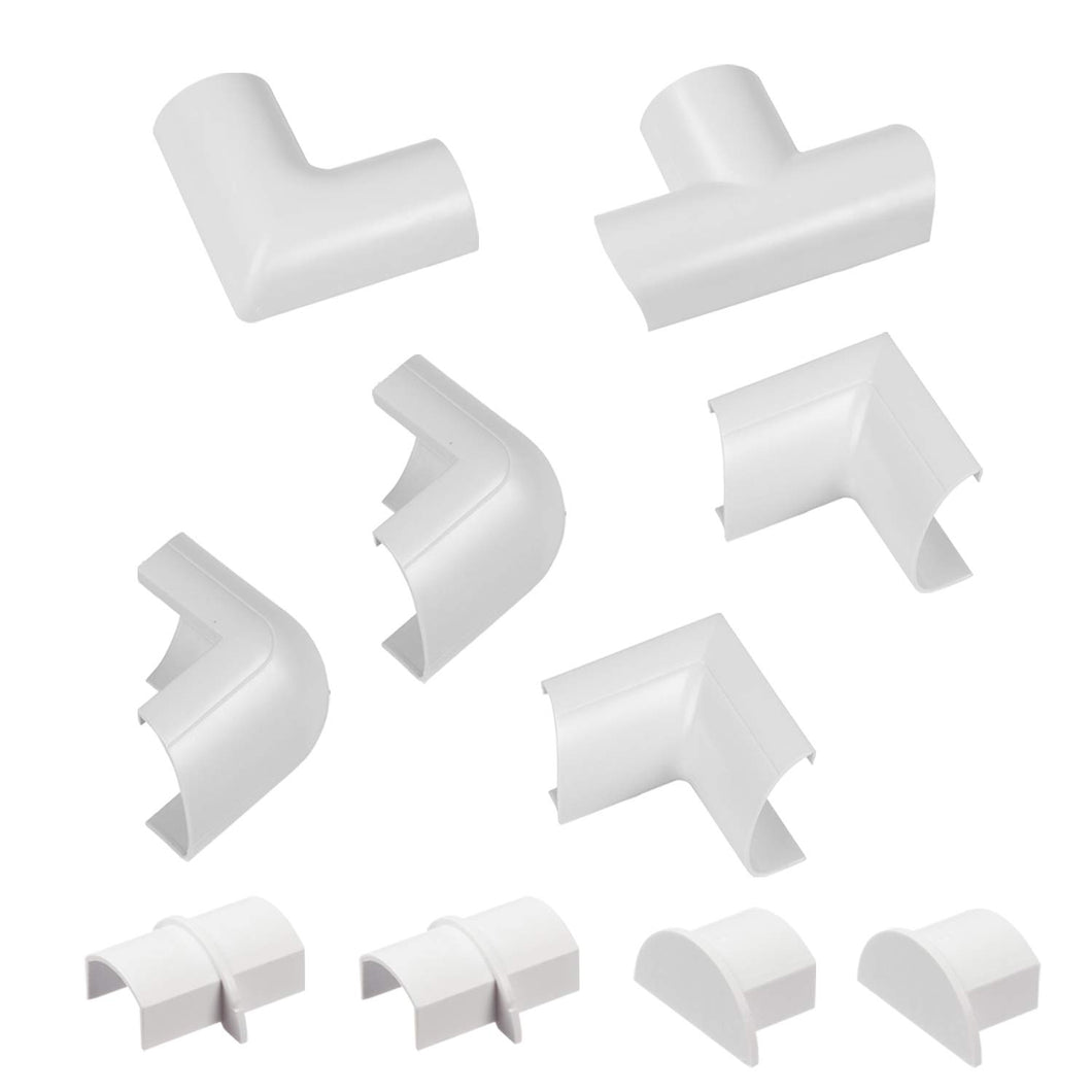 D-Line CLOAP3015W Accessori a Scatto - 30mm (P) x 15mm Mini (30x15mm), Bianco - Ilgrandebazar