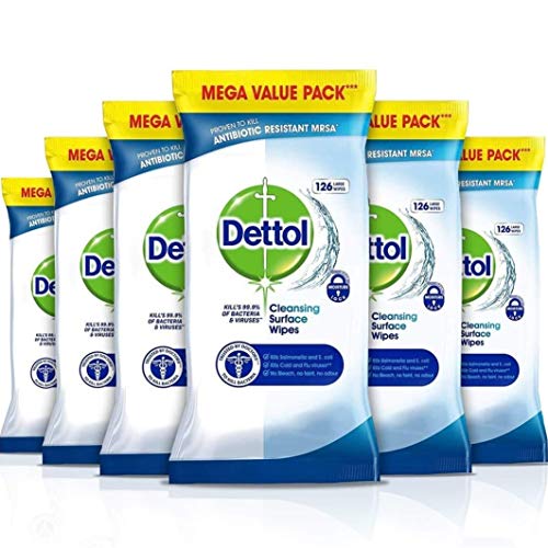 Dettol (versione in lingua inglese), salviettine antibatteriche per...