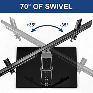FITUEYES Supporto Girevole per TV da 32 a 55 pollici Mobile Porta 1 ripiano - Ilgrandebazar