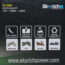 Carica l&#39;immagine nel visualizzatore di Gallery, Skyrich HJTX14H-FP batteria ricaricabile industriale Litio 12 V