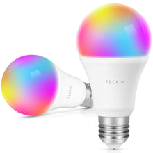Carica l&#39;immagine nel visualizzatore di Gallery, Lampadina Smart Con Luce Soffusa 2800k-6200k+RGBW, TECKIN E27 WiFi...