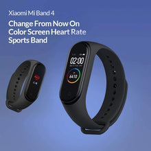Carica l'immagine nel visualizzatore di Gallery, Versione globale Xiaomi Band 4 intelligente schermo a colori braccialetto frequenza cardiaca palestra musica Bluetooth 5.0 50 m impermeabile pedometro e notifiche di messaggistica