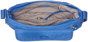 Kipling Syro, Borsa a Tracolla Donna, multicolore, 31x22x12.5 cm Saxony Blue