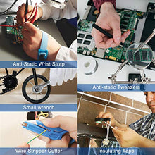 Carica l'immagine nel visualizzatore di Gallery, Saldatore Kit 24 Pezzi, WOWGO 60W Saldatura a Stagno Elettrica con 5 Punte,...