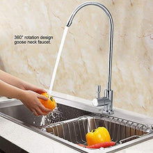 Carica l&#39;immagine nel visualizzatore di Gallery, 1/4 &#39;&#39; Acciaio Inossidabile Rubinetto Cromato Osmosi Inversa Collo D&#39;oca... - Ilgrandebazar