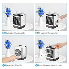 Carica l'immagine nel visualizzatore di Gallery, Mini Condizionatore Portatile, Air Portable Cooler，4-in-1 Raffrescatore...