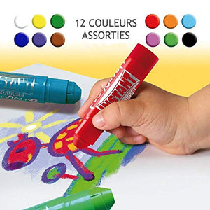 Playcolor 10731 Tempere Solide, Confezione da 12 pezzi con colori diversi - Ilgrandebazar