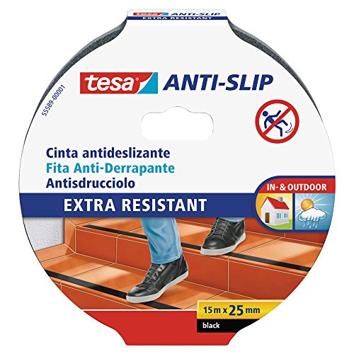 tesa Nastro Antiscivolo - Adesivo per l'Uso Interno ed Esterno -... - Ilgrandebazar