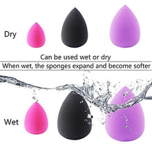 Carica l&#39;immagine nel visualizzatore di Gallery, EmaxDesign Set composto da 3 spugne di trucco per applicare Blush...