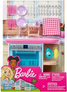 Barbie Set di Arredamenti da Interno, con Lavastoviglie, Sportello... - Ilgrandebazar