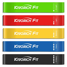 Carica l&#39;immagine nel visualizzatore di Gallery, Kivorich Fit Elastici Fitness, Banda Elastica Fasce Elastiche di Resistenza...