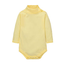 Carica l&#39;immagine nel visualizzatore di Gallery, CuteOn Bambino Ragazzi Ragazze Solido Colore Di base Dolcevita Cotone Body... - Ilgrandebazar