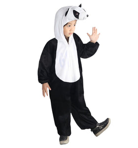 An75 Taglia 4-5A (104-110cm) Costume da Panda per bambini, 4-5 Anni, Nero - Ilgrandebazar