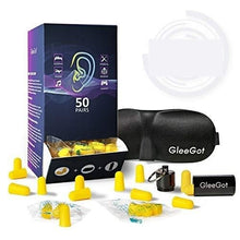 Carica l&#39;immagine nel visualizzatore di Gallery, (50 Paia) Tappi Orecchie Per Dormire Antirumore 38dB |Kit Notte Mascherina... - Ilgrandebazar