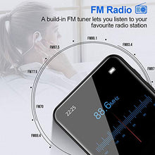 Carica l&#39;immagine nel visualizzatore di Gallery, Lettore MP3 con Bluetooth 5.0, 16 GB Lettori de 1.8 Pollici Full Touch...