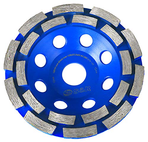 Disco Diamantato HERZO 125mm - Mola A Tazza Per Calcestruzzo E Pietra