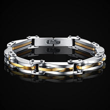 Carica l&#39;immagine nel visualizzatore di Gallery, OIDEA Bracciale Braccialetto per Uomo Catena in Acciaio Inox... - Ilgrandebazar