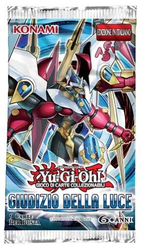 Konami-Yu-Gi-Oh Giudizio della Luce Busta Booster Carte, TCG111 multicolor