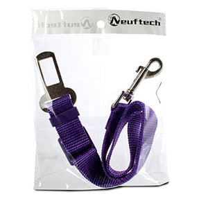 Neuftech Cane Cintura Di Sicurezza Auto Regolabile per Cani Guinzaglio purple