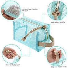 Carica l'immagine nel visualizzatore di Gallery, Beauty Case da Viaggio, Impermeabili Cosmetici/Trousse/Borsetta Trucco Blau - Ilgrandebazar