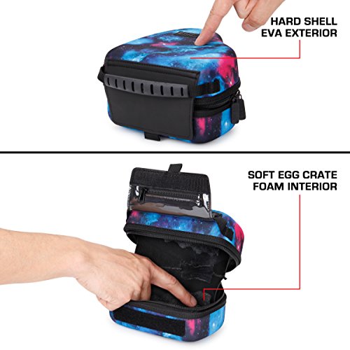 Custodia Rigida EVA Per Fotocamera DSLR – Interno Imbottito E Passante Per Cintura, Max 16.5x14x9.5 Cm