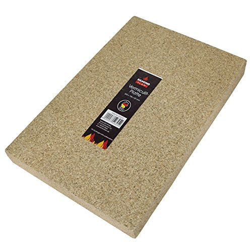 Kamino-Flam 333323 Pannello in Vermiculite, Legno Naturale, 30x19.8x3 cm - Ilgrandebazar