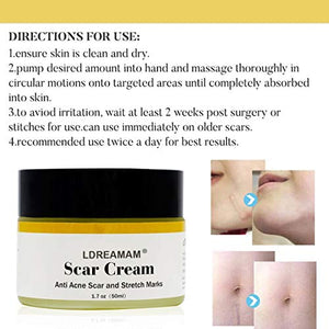 Cicatrici Crema,Scar Cream,Scar Gel,Nuovo trattamento e vecchie 50ml - Ilgrandebazar