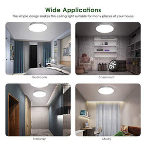 Albrillo Plafoniera LED Soffitto - 18W Lampada da Bianco Neutro - Ilgrandebazar