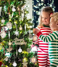 Carica l&#39;immagine nel visualizzatore di Gallery, 70 Pezzi Addobbi Natalizi Infrangibili Albero Natale con Gancio,Palline di Natale champagne oro Natalizie,In Plastica Infrangibile,Palle Di Natale Grandi E Piccole per Albero di Natale,Feste,Matrimoni
