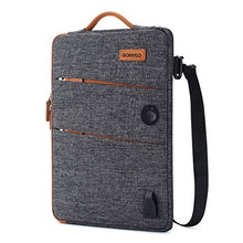 Carica l&#39;immagine nel visualizzatore di Gallery, DOMISO 14 Pollici Borsa PC Impermeabile Custodia 14 Pollici, Grigio Scuro